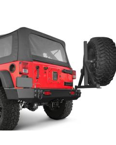 Ranch Hand Jeep Horizon Tire Carrier;  Matte Black Finish - TCJ071BM1