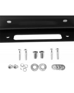 Ranch Hand Jeep Horizon Winch Plate;  Matte Black Finish - WHJ071BM1